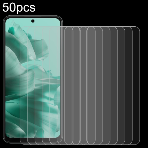 

For HMD Crest Max 50pcs 0.26mm 9H 2.5D Tempered Glass Film