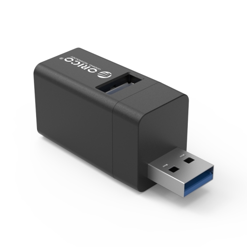 ORICO MINI-U32L 3 in 1 USB Mini HUB Adapter(Black)
