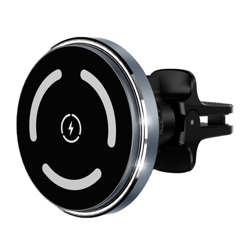 

M68 15W Magnetic Wireless Charging Car Holder(Dark Grey)