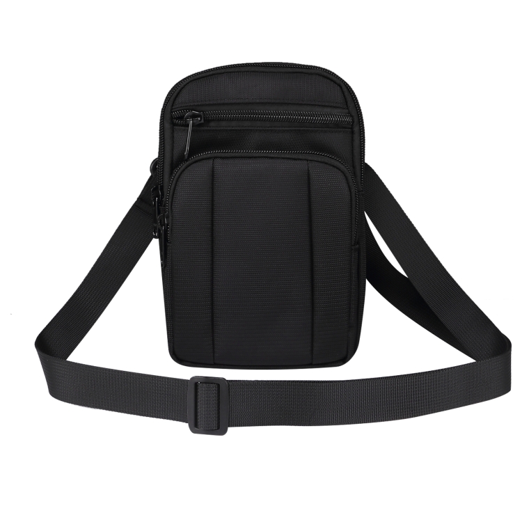 

Multifunctional Casual Crossbody Mobile Phone Storage Waist Bag(Black)