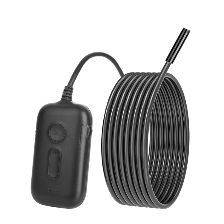 

Y15 8mm Single Camera WiFi Connected Hard Cable HD Industrial Endoscope, Length:1m(Black)