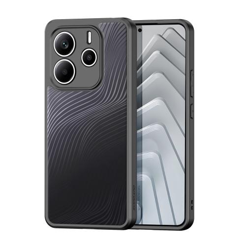 

For Redmi Note 14 5G DUX DUCIS Aimo Series TPU + PC Frosted Feel Phone Case(Black)