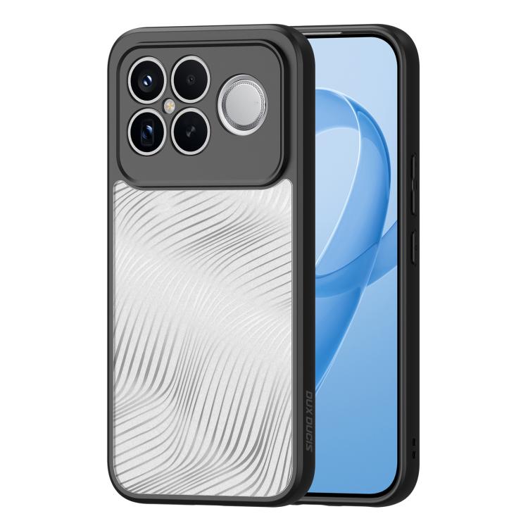 

For Redmi K90 Pro Max / Poco F8 Ultra DUX DUCIS Aimo Series TPU + PC Frosted Feel Phone Case(Black)