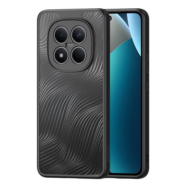 

For Redmi Note 15 Pro 4G Global 163.2mm DUX DUCIS Aimo Series TPU + PC Frosted Feel Phone Case(Black)
