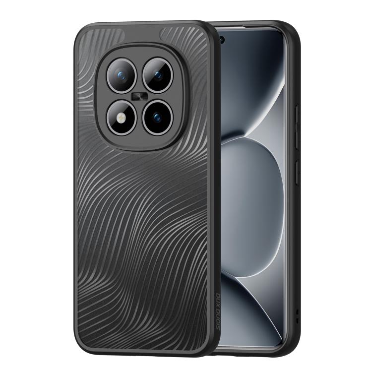 

For Redmi Note 15 Pro+ 5G Global 163.3mm DUX DUCIS Aimo Series TPU + PC Frosted Feel Phone Case(Black)