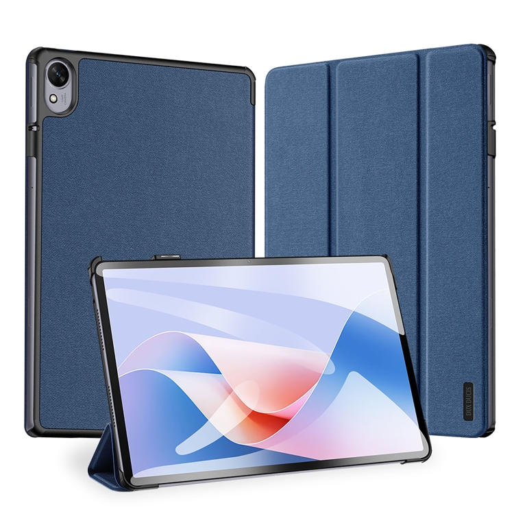 

For Huawei MatePad 11.5 S DUX DUCIS Domo Series Cloth Texture Magnetic Leather Tablet Case(Blue)