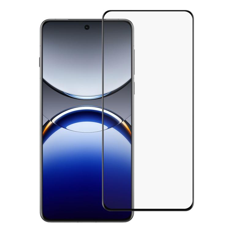 

For OPPO Find X8 Pro Full Glue 9H HD 3D Curved Edge Tempered Glass Film(Black)