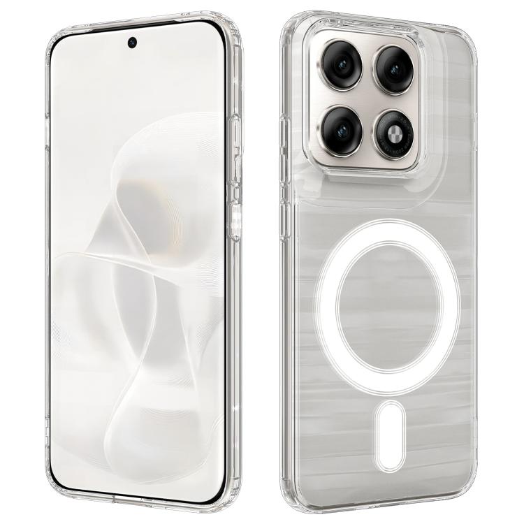 For Motorola Edge 70 Pro / 70 Pro+ 5G MagSafe Clear Acrylic PC Hybrid TPU Phone Case(Transparent)
