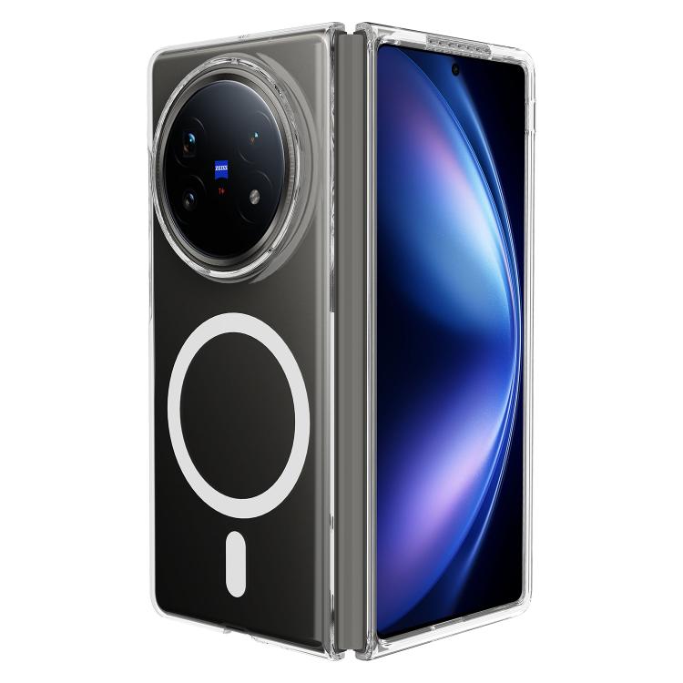 

For vivo X Fold5 Scratchproof PC Transparent MagSafe Phone Case