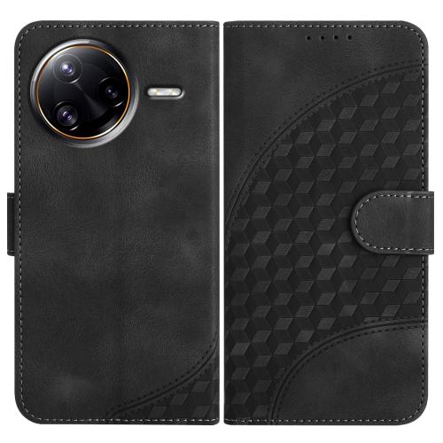 

For Redmi K80 Pro / Xiaomi Poco F7 Ultra Elephant Head Embossed Phone Leather Case with Lanyard(Black)