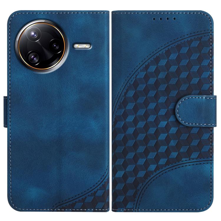 

For Redmi K80 Pro / Xiaomi Poco F7 Ultra Elephant Head Embossed Phone Leather Case with Lanyard(Royal Blue)