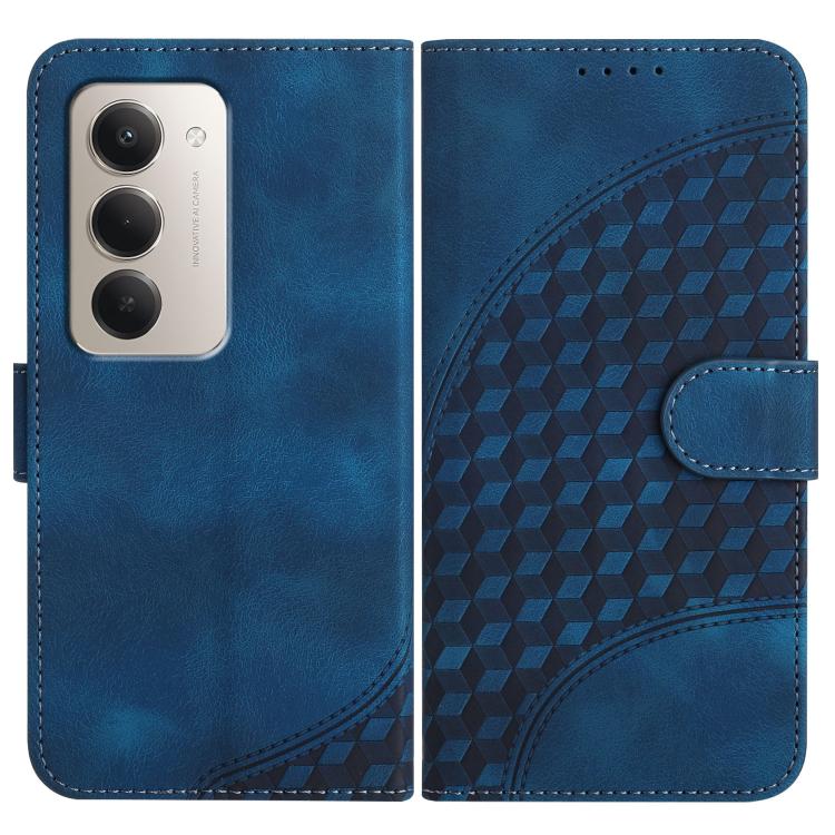 

For Redmi 15 5G / 4G EU 171mm Elephant Head Embossed Phone Leather Case with Lanyard(Royal Blue)