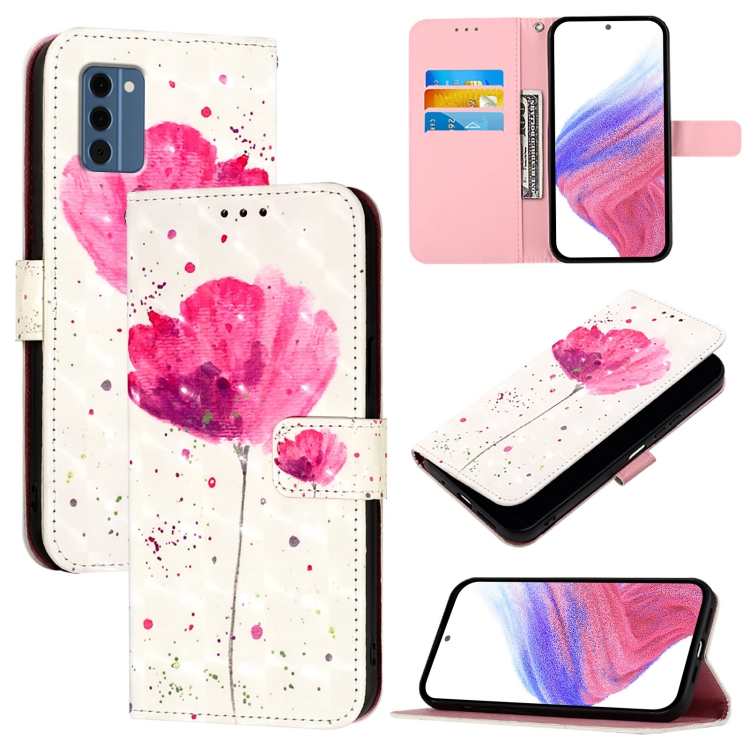Para Nokia C300 4G Versión De EE. UU. Funda De Cuero Para Teléfono (marrón
