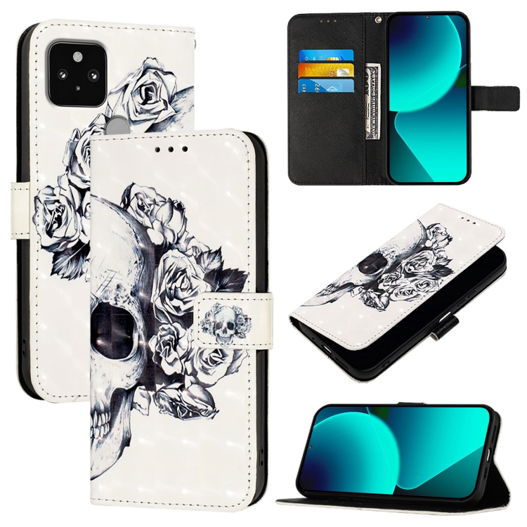 For Google Pixel 3D Painting Horizontal Flip Leather Phone Case