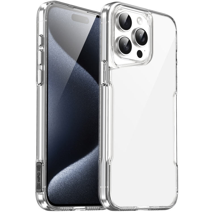 

For iPhone 15 Pro Acrylic + TPU Transparent Full Coverage Phone Case