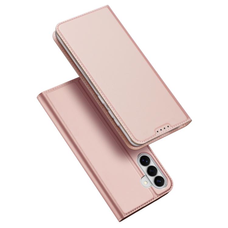 

For Samsung Galaxy S26 5G DUX DUCIS Skin Pro Series Flip Leather Phone Case(Pink)