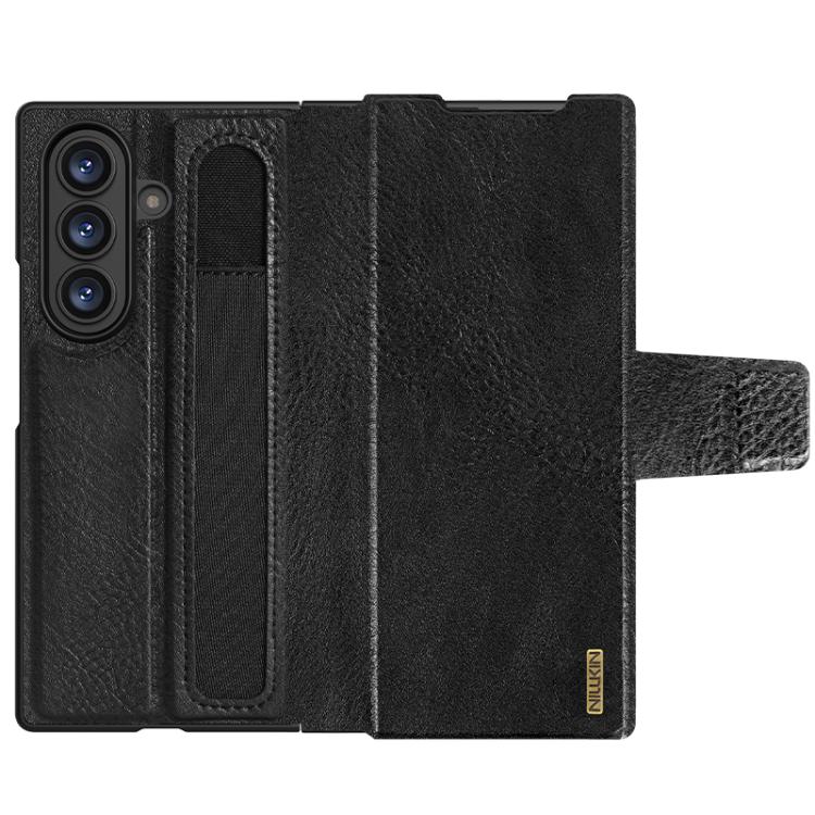 

For Samsung Galaxy Z Fold7 5G NILLKIN Ogg Leather Phone Case(Black)