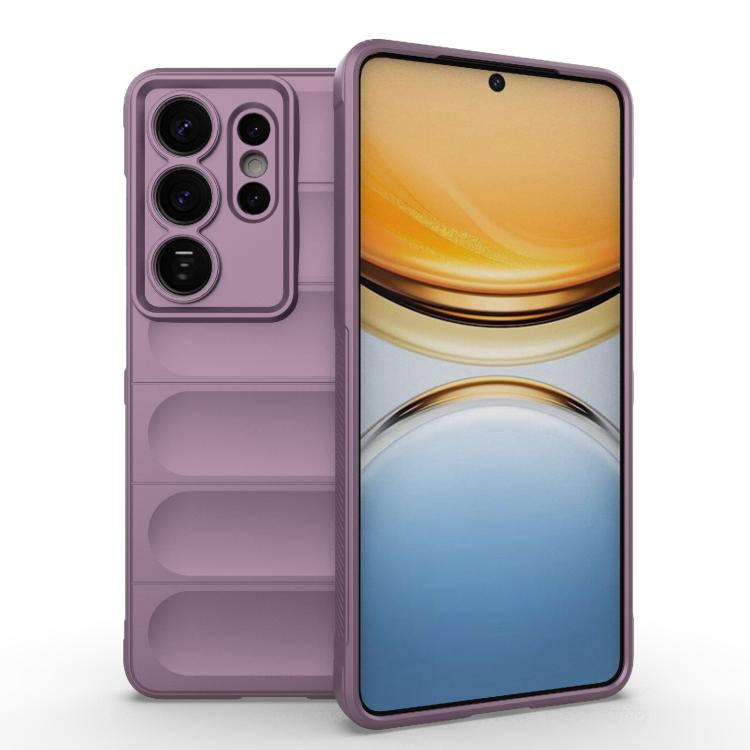 

For Samsung Galaxy S26 Ultra 5G Magic Shield TPU + Flannel Phone Case(Purple)