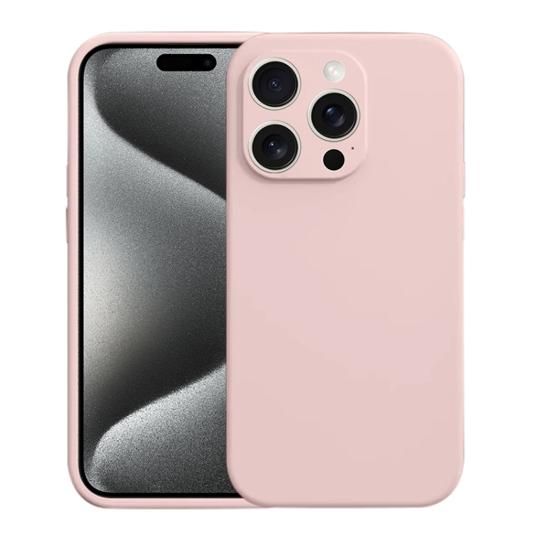 

For iPhone 15 Pro Liquid Silicone MagSafe Phone Case(Pink)
