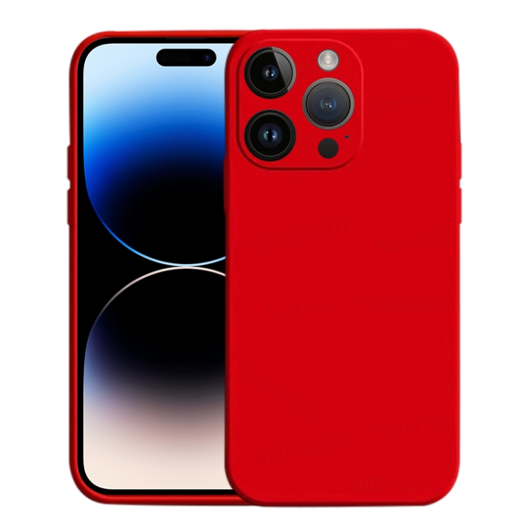 

For iPhone 14 Pro Max Liquid Silicone MagSafe Phone Case(Red)