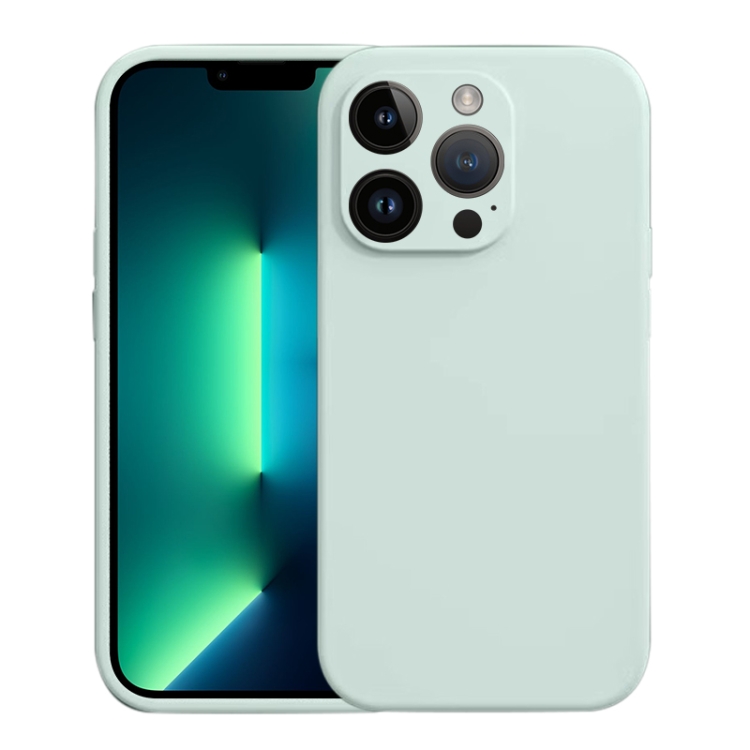 

For iPhone 13 Pro Max Liquid Silicone MagSafe Phone Case(Green)
