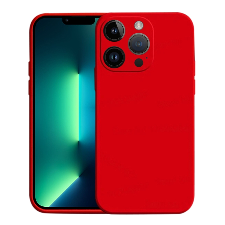 

For iPhone 13 Pro Liquid Silicone MagSafe Phone Case(Red)