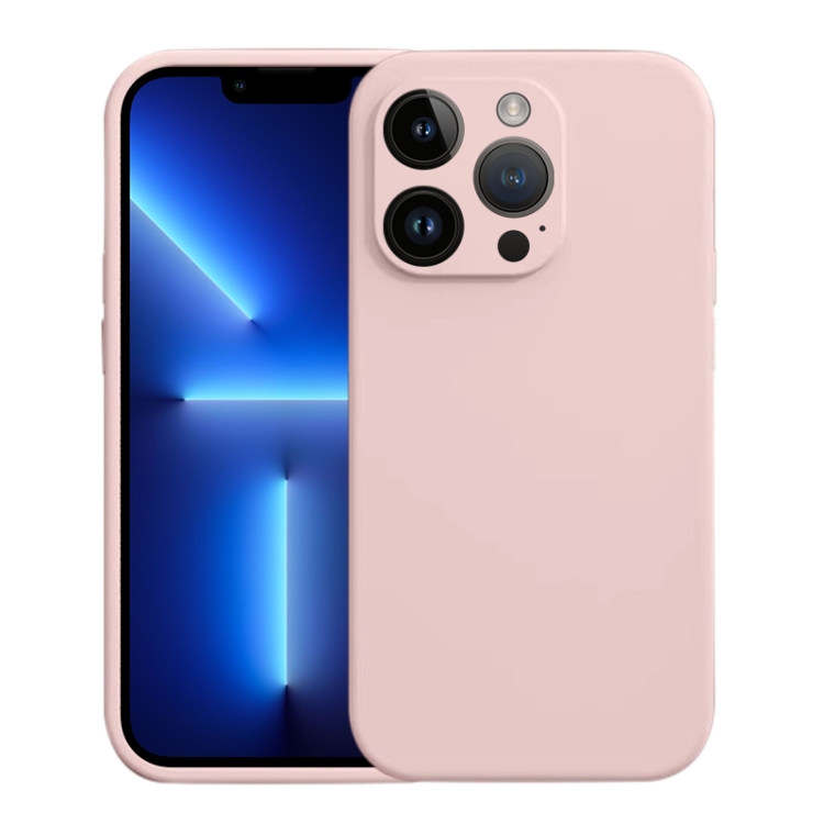 

For iPhone 13 Pro Liquid Silicone MagSafe Phone Case(Pink)