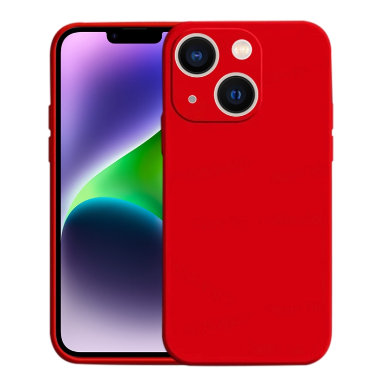 

For iPhone 13 Liquid Silicone MagSafe Phone Case(Red)