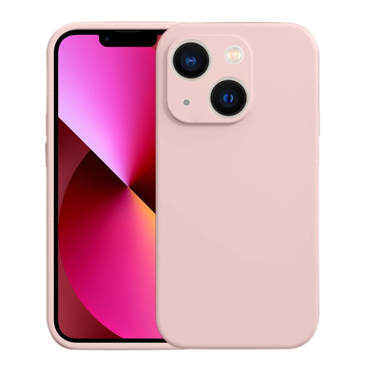 

For iPhone 13 Liquid Silicone MagSafe Phone Case(Pink)