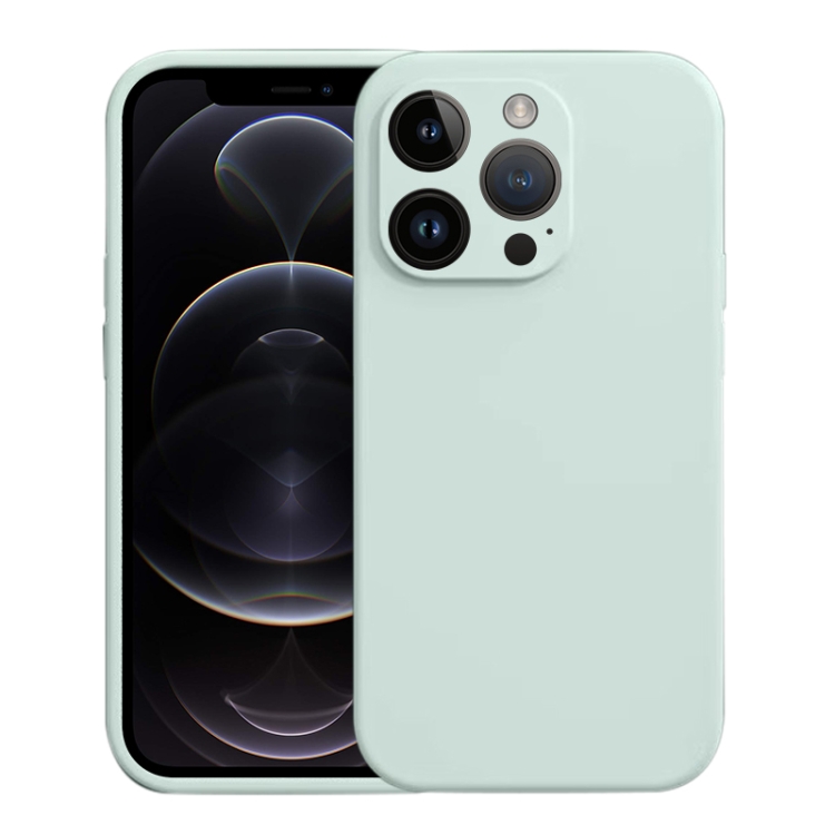 

For iPhone 12 Pro Liquid Silicone MagSafe Phone Case(Green)