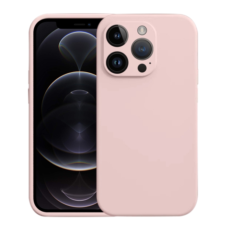 

For iPhone 12 Pro Liquid Silicone MagSafe Phone Case(Pink)