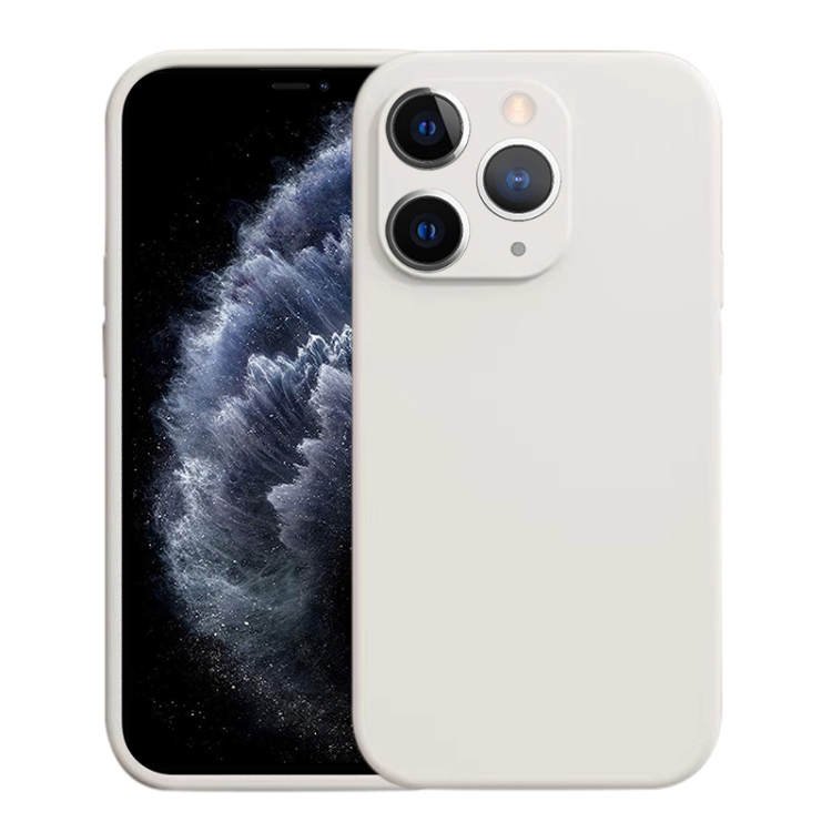 

For iPhone 11 Pro Liquid Silicone MagSafe Phone Case(White)