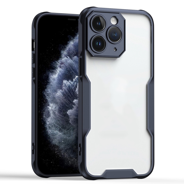 

For iPhone 11 Pro Max Armor Shockproof PC Hybrid TPU Phone Case(Black)