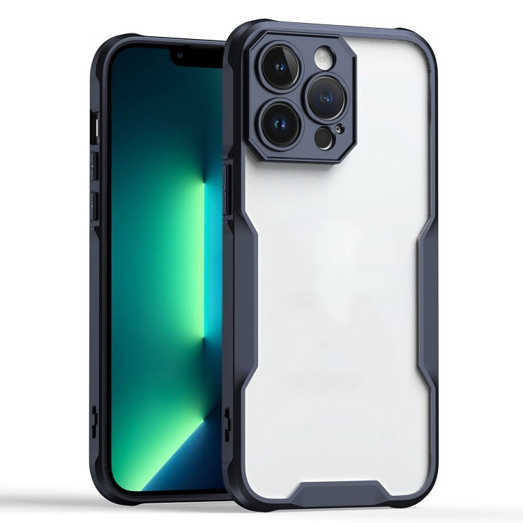 

For iPhone 13 Pro Max Armor Shockproof PC Hybrid TPU Phone Case(Black)