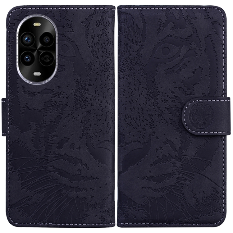 

For Huawei nova 13 Pro Tiger Embossing Pattern Flip Leather Phone Case(Black)
