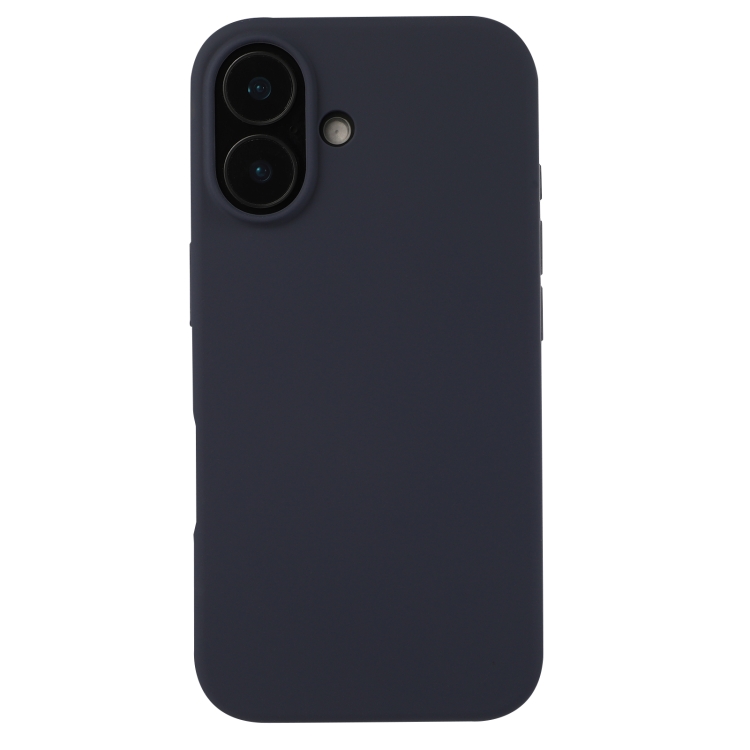 

For iPhone 16 Liquid Silicone Phone Case(Midnight Blue)