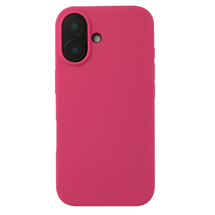 

For iPhone 16 Liquid Silicone Phone Case(Pitaya)