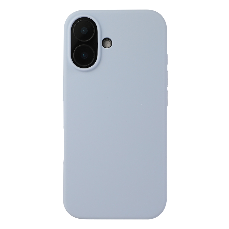

For iPhone 16 Plus Liquid Silicone Phone Case(Lilac Purple)