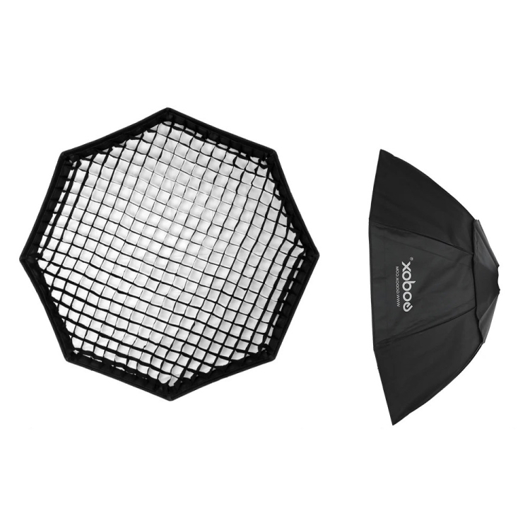 thumbnail interactive-video image 1 of Godox 140cm Octagon Softbox With Honeycomb Grid – Bowens Mount, 47in 1 of 3
