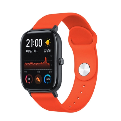 

22mm For Huami Amazfit GTS Silicone Watch Band(Orange)