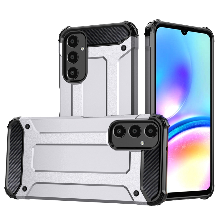 For Samsung Galaxy A05s Magic Armor TPU + PC Phone Case(Silver)