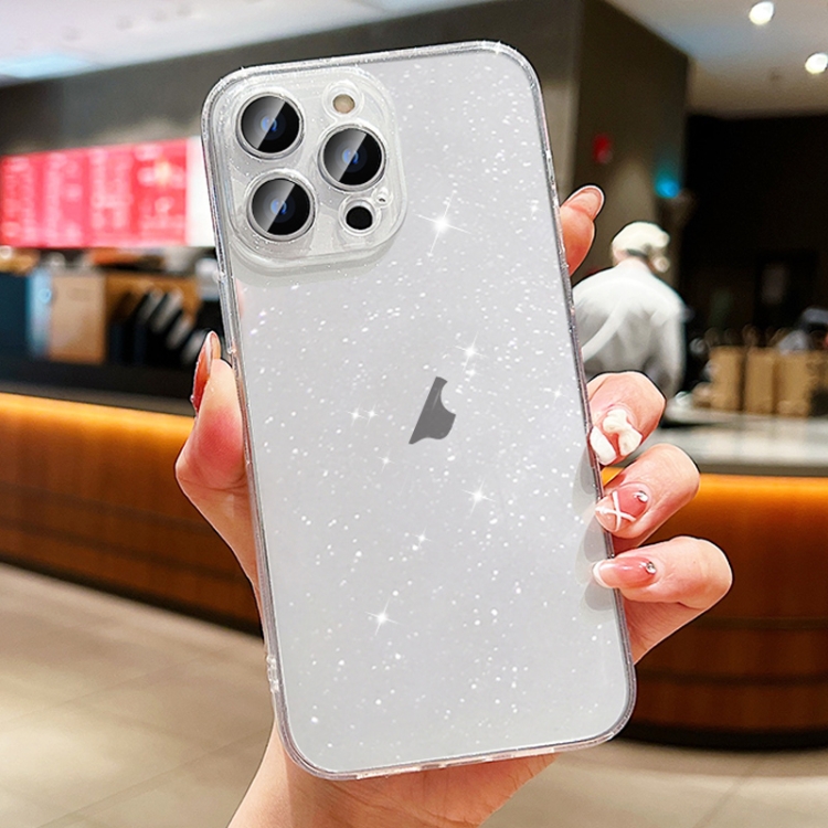 

For iPhone 15 Pro Max Glitter Powder TPU Phone Case(Transparent)