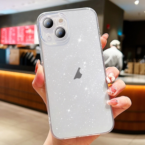 

For iPhone 14 Glitter Powder TPU Phone Case(Transparent)