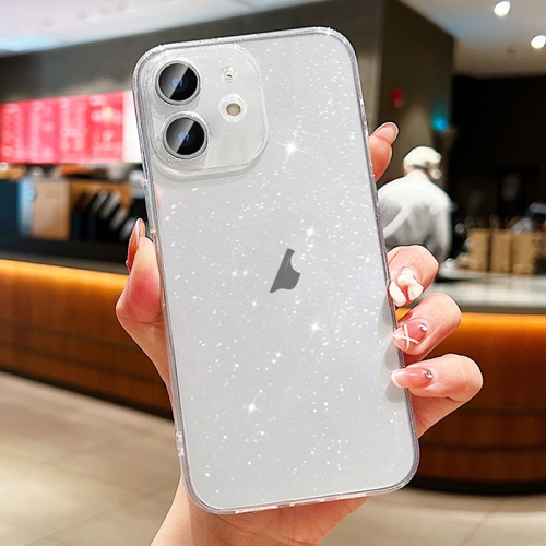 

For iPhone 11 Glitter Powder TPU Phone Case(Transparent)