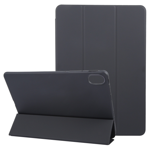 

For Huawei MatePad 11.5 S GEBEI 3-folding Holder Shockproof Flip Leather Tablet Case(Black)