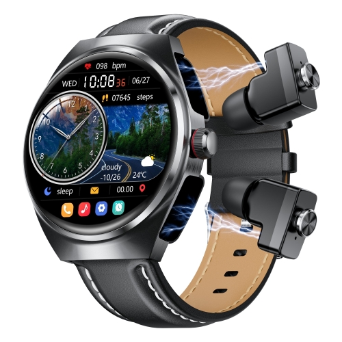 

GT95 1.53 inch IPS Screen 2 in 1 Bluetooth Earphone Smart Watch(Black)