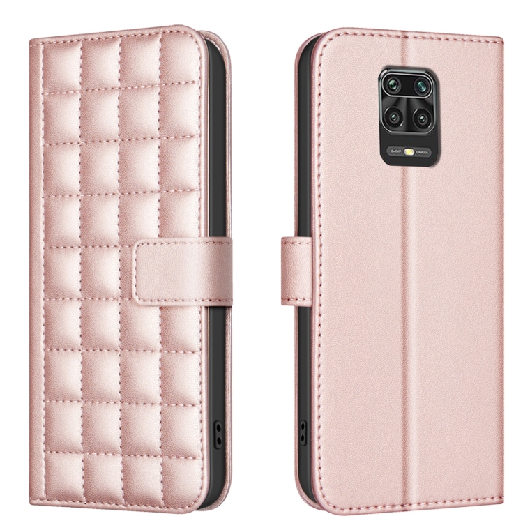 For Redmi Note Pro Max Pro 9S Square Texture Leather