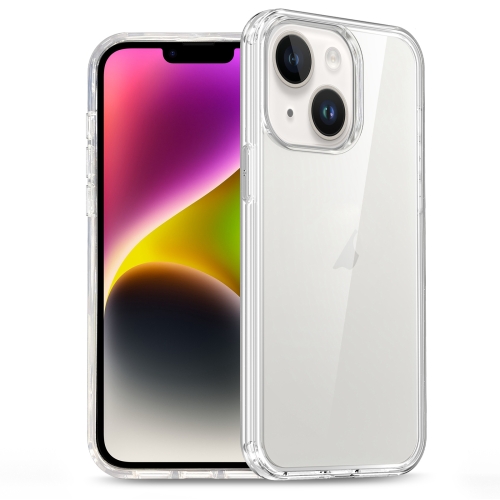 

For iPhone 14 Glitter Powder TPU Hybrid PC Phone Case(Transparent)