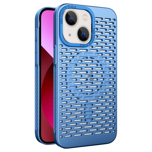 

For iPhone 13 Hollow Cooling MagSafe Phone Case(Sky Blue)