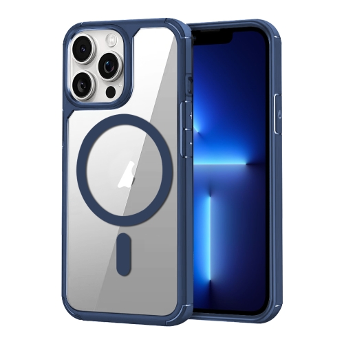 

For iPhone 13 Pro MagSafe Acrylic Hybrid TPU Phone Case(Royal Blue)